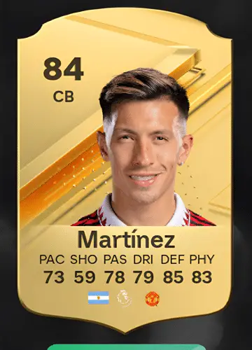 Mastering FC 24: Score with Lisandro Martínez’s Rare Player Card