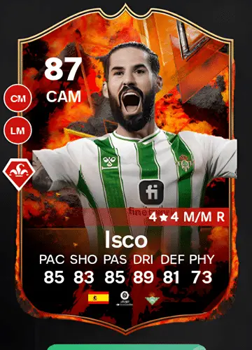 Mastering FC 24: Acquiring and Utilizing Isco’s Versus Fire Card