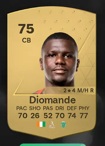 Mastering FC 24: Acquire Ousmane Diomande’s Player Card