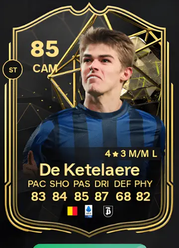 Master the Game with Charles De Ketelaere’s FC 24 Player Card Guide