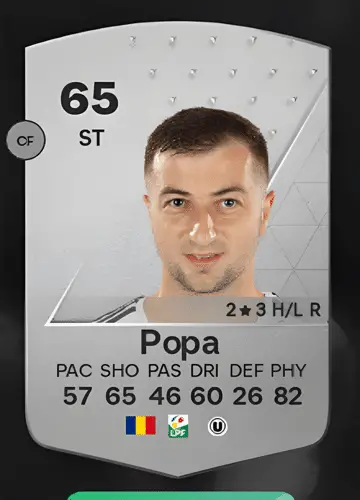 Score Big with Daniel Popa’s Player Card in FC 24: Acquisition Guide