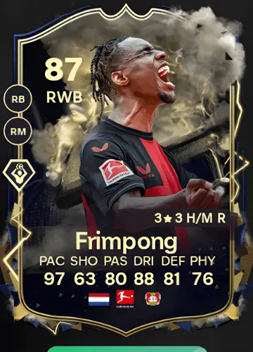 Score Big with Frimpong’s Thunderstruck Card in FC24: A Guide to Ultimate Victory