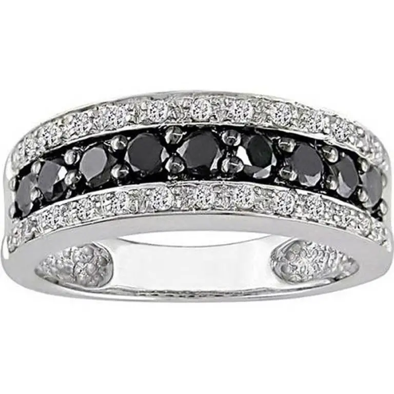 The Contemporary Appeal of Women Black Wedding Rings