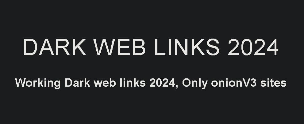 dark web links 2024