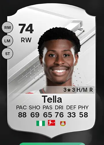 Master the Game with Nathan Tella’s Rare Player Card in FC 24