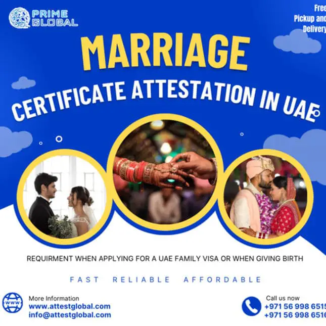 marriage certificate attestation