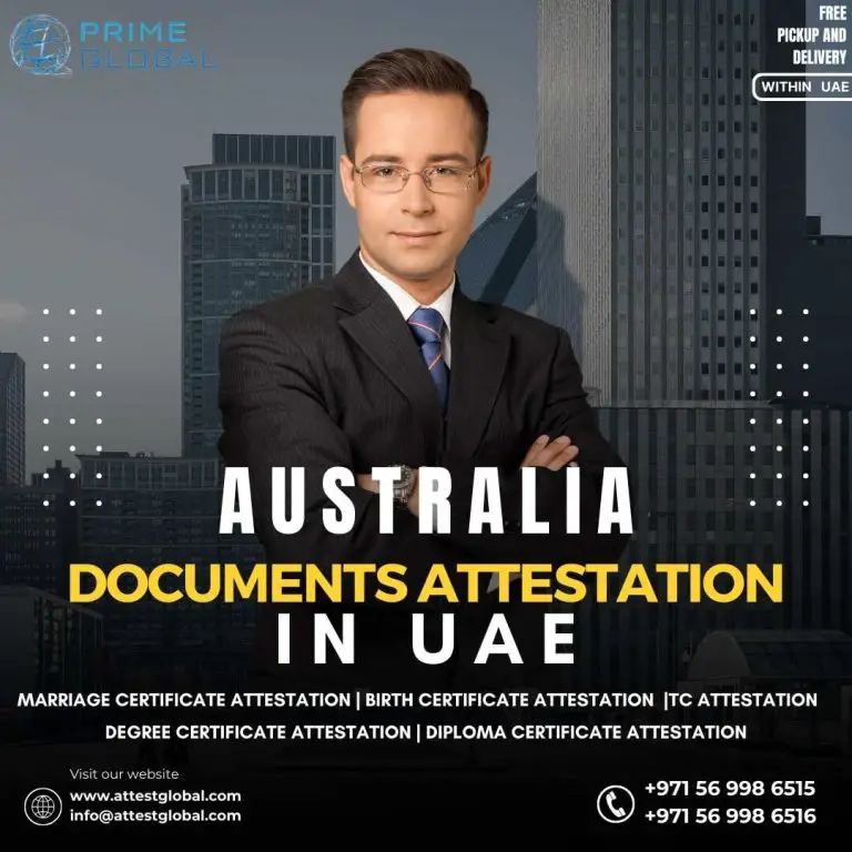 Australian Credentials, UAE Validity: Certificate Attestation Services