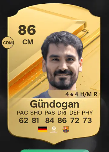 Master the Game: Obtaining Ilkay Gündogan’s Rare FC 24 Player Card