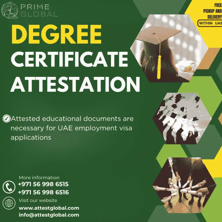 Swift Authentication: Degree Certificate Attestation in UAE