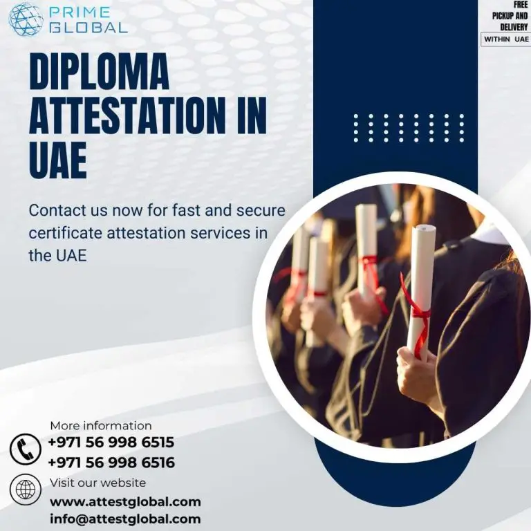 Efficient Diploma Certificate Attestation Services: UAE Assistance