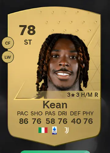 Mastering FC 24: Acquiring Moise Kean’s Player Card and Earning Coins Fast