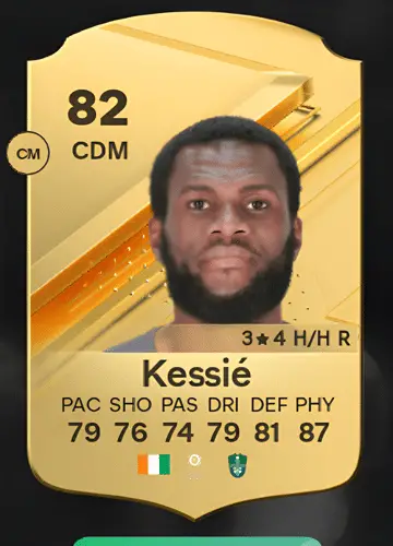 Master Midfield with Franck Yannick Kessié’s Rare FC 24 Player Card