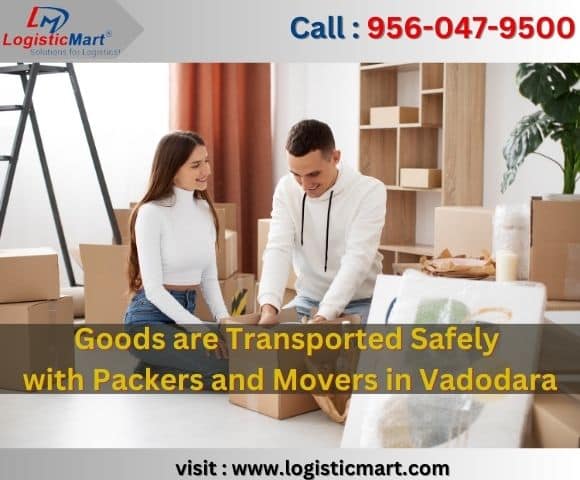 easy goods shifting with movers in Vadodara