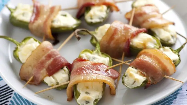 Poppers of Jalapenos with Bacon