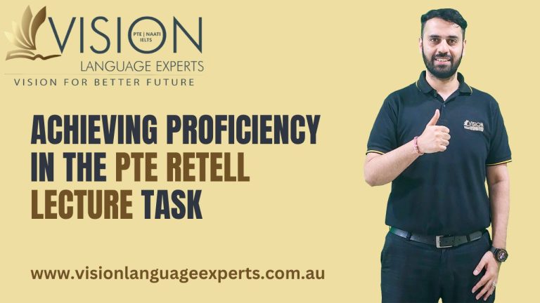 Achieving Proficiency in the PTE Retell Lecture Task
