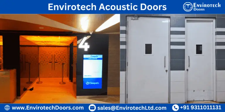 Acoustic Doors In India | Envirotech Acoustic Doors