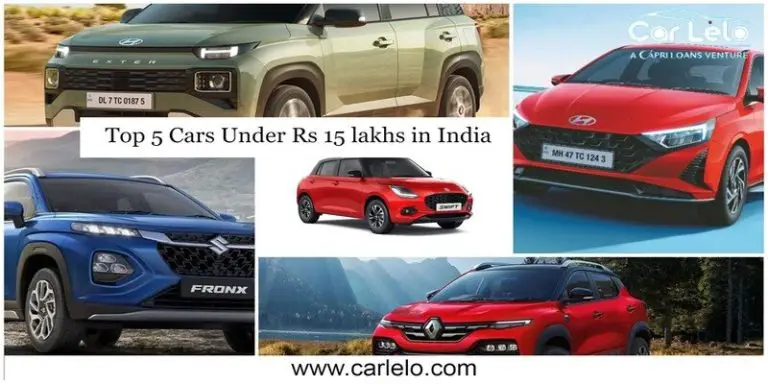 Top 5 Cars Under Rs 15 lakhs in India