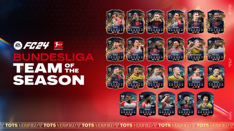 Bundesliga TOTS 2023 Revealed: Kane & Frimpong Lead Top Picks