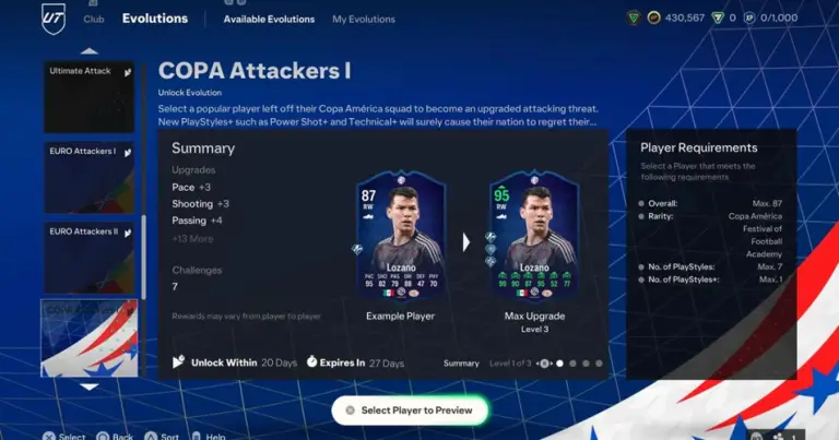 Copa Attackers Evolution: Transform Your FC 24 Squad