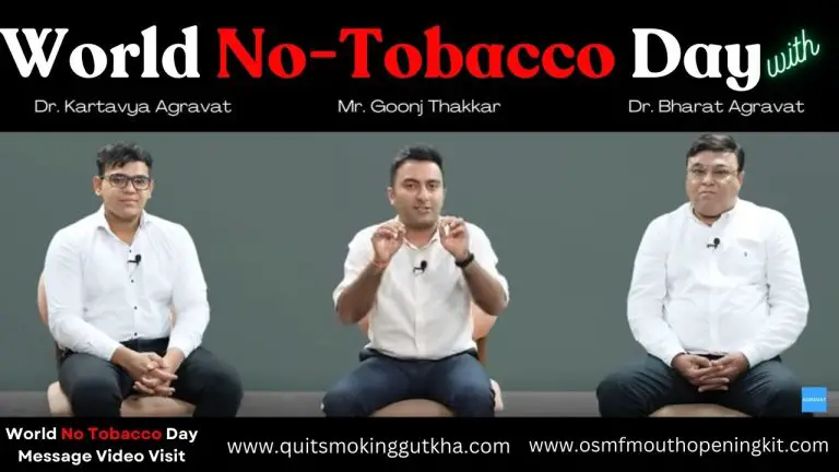 The Agravat Doctors share stage with Goonj Thakkar at VTV Gujarati Studio on World No Tobacco Day 24