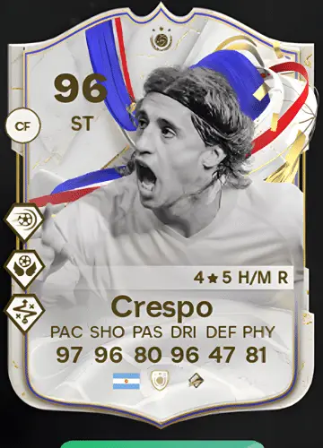 Hernán Crespo: Icon Card & Earning FC Coins