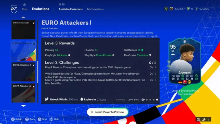 FIFA 24: Upgrade with EURO Attackers Evolution