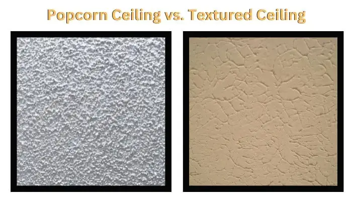 Popcorn Ceiling vs. Textured Ceiling: What’s the Difference?