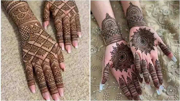 Easy and Beautiful Mehandi Designs for Front and Back Hand