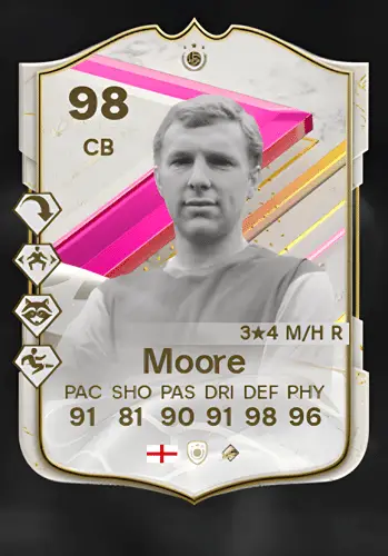 Bobby Moore: Football Legend & FC 24 Icon Card