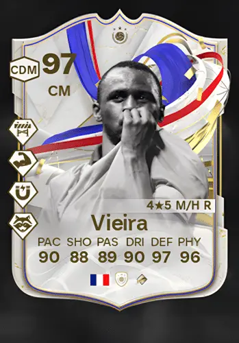 Patrick Vieira – Iconic Midfielder’s Legacy & Card