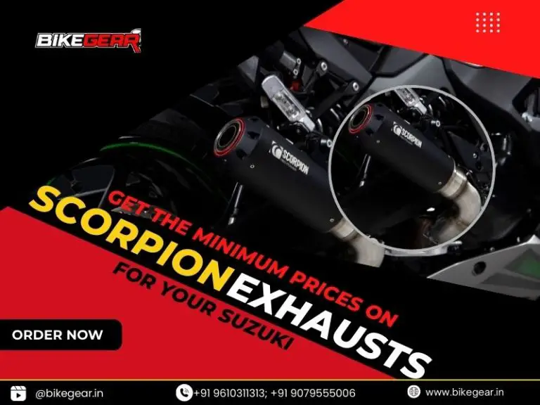 Get the minimum prices on SCORPION EXHAUSTS for your SUZUKI